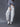 Women Premium Baggy Baloon High Waist Cotton Stretch White Jeans