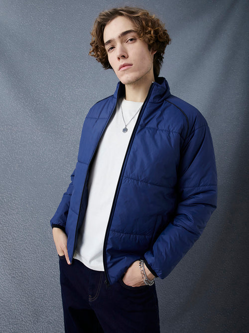 Voltedge Men Solid Cotton Relaxed Fit Full Sleave Jacket