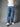 Men Premium Cotton Stretch Indigo Loose Fit Stylised Pocket Denim Cargo