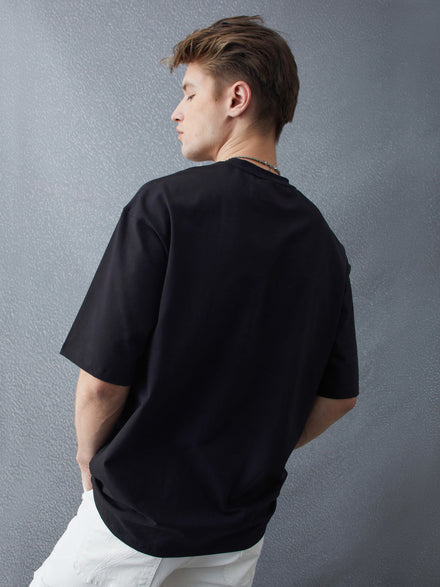 Voltedge Men Graphics Cotton Relaxed Fit Half Sleev T-Shirt