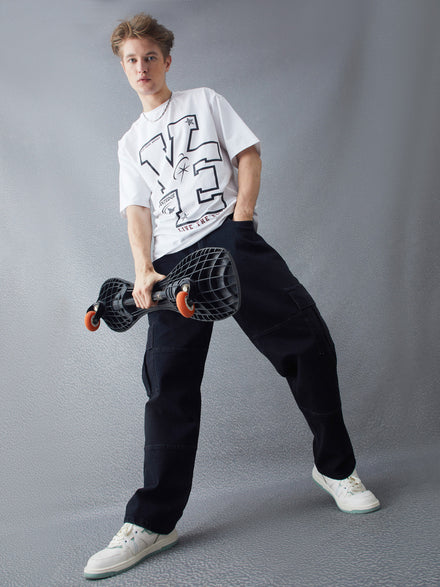 Voltedge Men Graphics Cotton Relaxed Fit Half Sleev T-Shirt