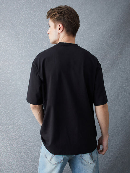 Voltedge Men Graphics Cotton Relaxed Fit Half Sleev T-Shirt