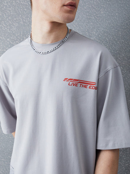 Voltedge Men Graphics Cotton Relaxed Fit Half Sleev T-Shirt