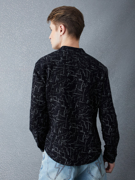 Voltedge Men Checked Cotton Relaxed Fit Full Sleave Shirt