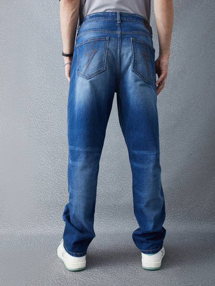 Voltedge Men Solid Cotton Straight Fit  Jeans