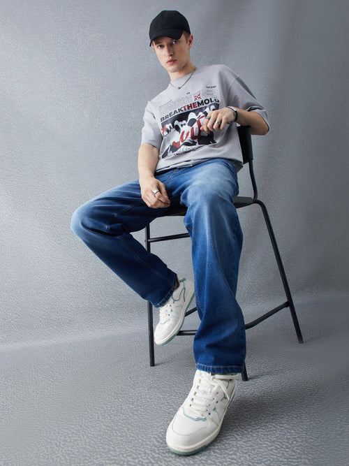 Voltedge Men Solid Cotton Straight Fit  Jeans