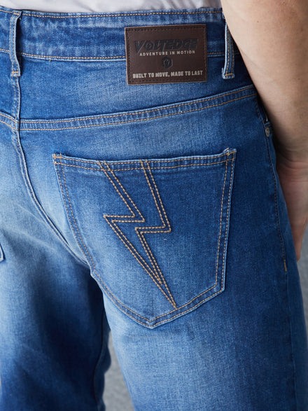 Voltedge Men Solid Cotton Straight Fit  Jeans
