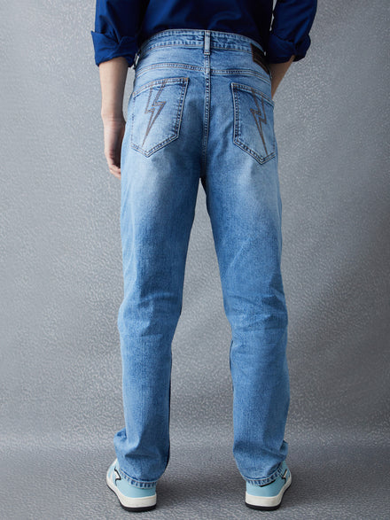 Voltedge Men Solid Cotton Loose Fit  Jeans