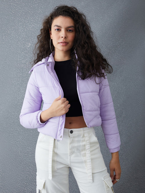 Voltedge Women Puffer Polyester Regular Fit Full Sleave jacket