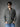 Men Relaxed Fit Full Zip Street Look Olive Off White Textured Checked Fabric Shacket