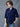 Men Premium Realxed Fit Indigo Textured Street Style Cotton Casual Shirt