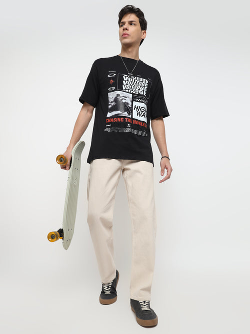 Men Premium High Stretch Straight Fit ECRU Jeans