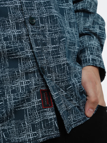 Voltedge Men Checked Cotton Regular Fit Full Sleeve Shirt