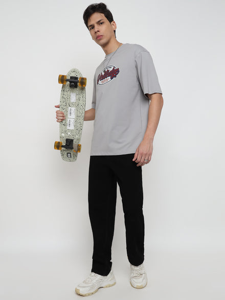 Voltedge Men Graphics Cotton Relaxed Fit Half Sleave T-Shirt
