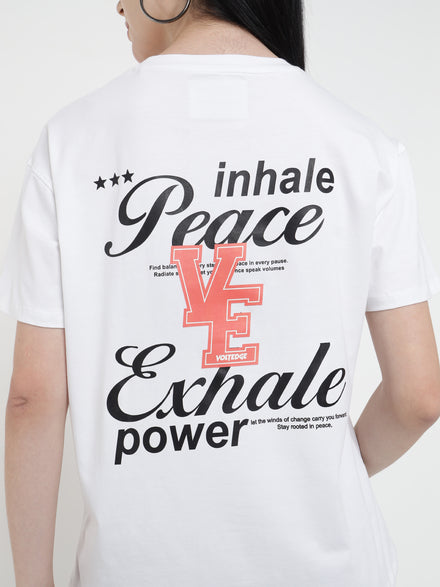 Voltedge Women Graphics Cotton Relaxed Fit Half Sleev T-Shirt
