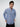 Men Regular Fit Pace Fine Textured Premium Cotton Solid Blue Shirt